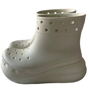 Crocs Crush Rain Boots Bone Size 7 Women/5 Men